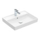 V&B Collaro Lavabo 60x47 cm, avec trop-plein, stone white C-plus-3