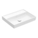 V&B Collaro lavabo 60x47, sans trop-plein, sans trou robinet, blanc pierre C-plus-3