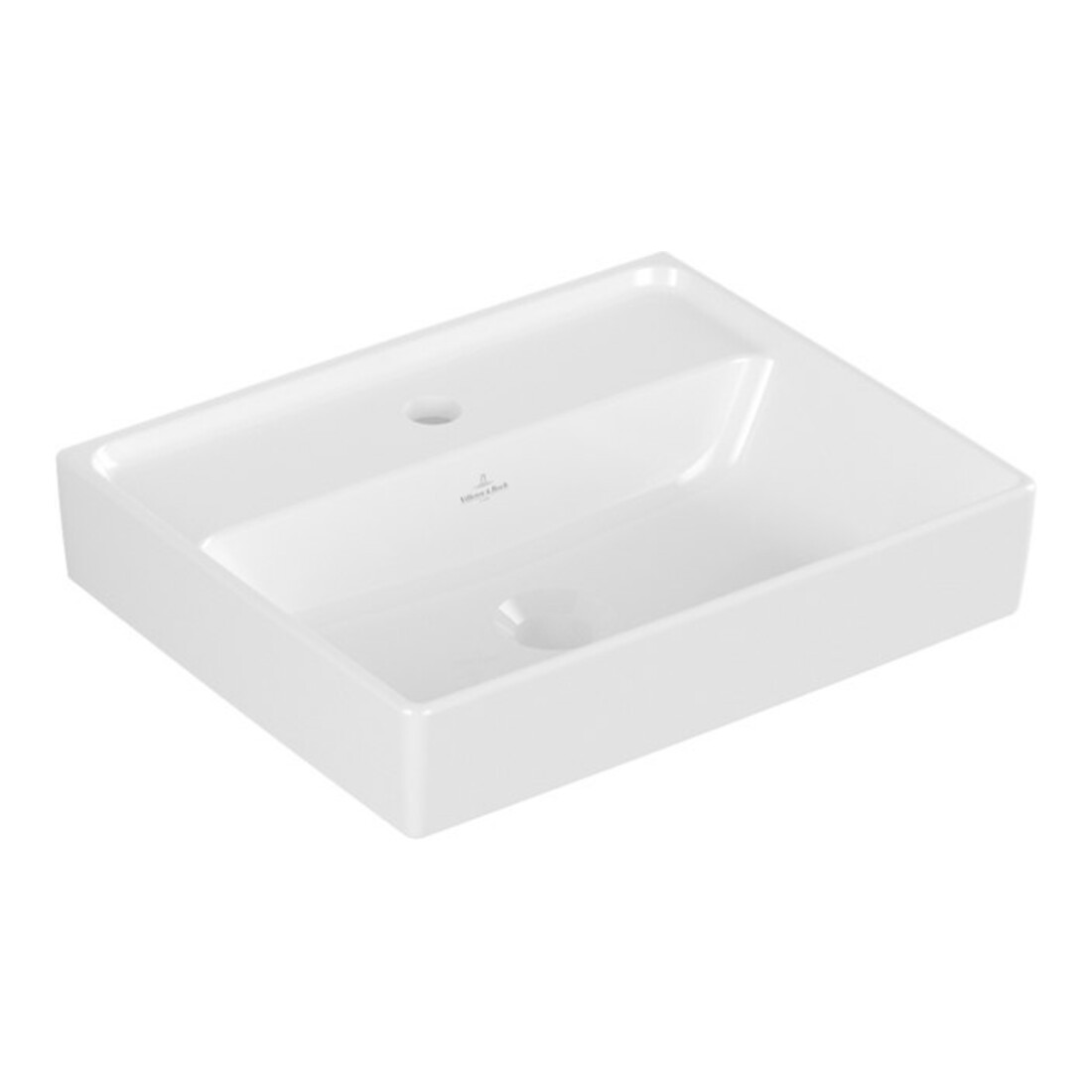V&B Collaro lavabo à main 45x37 cm, sans trop-plein, blanc