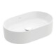 V&B Collaro lavabo à poser 56x36 cm, sans trop-plein, blanc C-plus-1