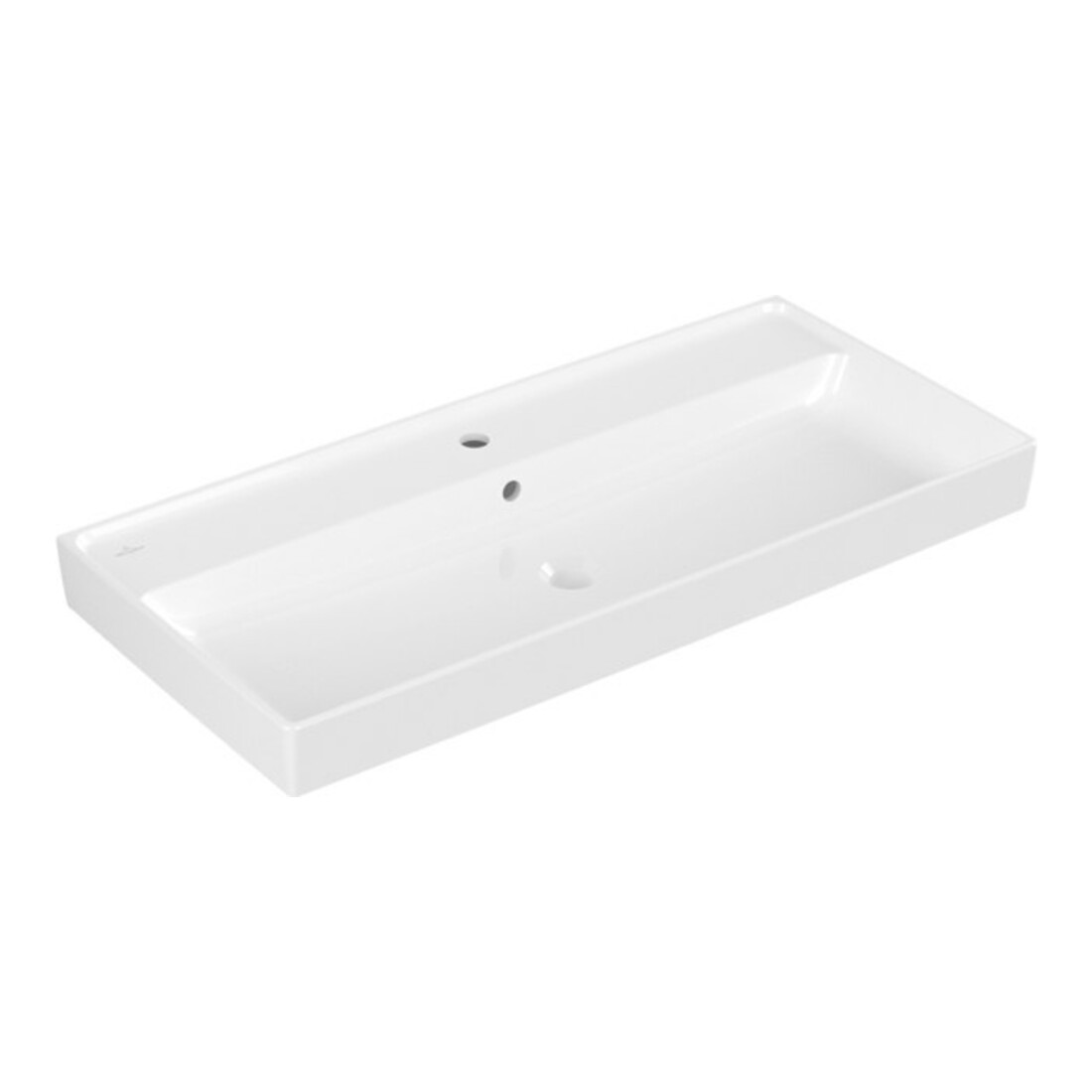 V&B Collaro Meuble-lavabo 100x47 cm, avec trop-plein, blanc