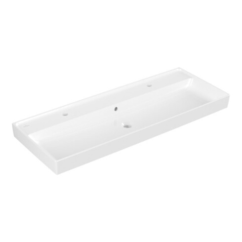 V&B Collaro Meuble-lavabo 120x47 cm, avec trop-plein, blanc C-plus