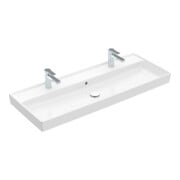 V&B Collaro Meuble-lavabo 120x47 cm, avec trop-plein, blanc C-plus-4