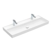 V&B Collaro Meuble-lavabo 120x47 cm, sans trop-plein, blanc pierre C-plus-3