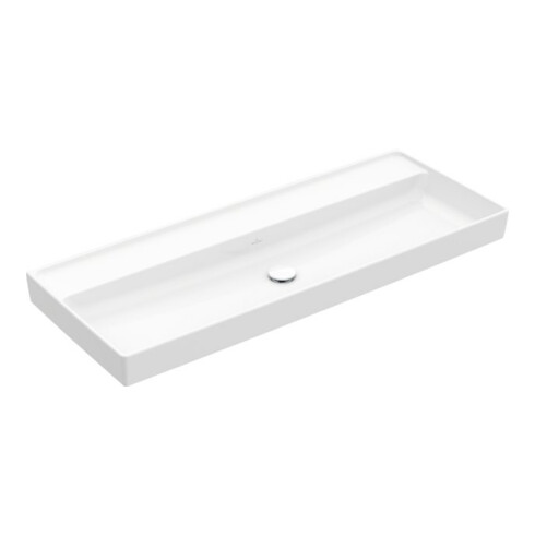 V&B Collaro Meuble-lavabo 120x47cm, sans trou de robinet, blanc