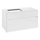 V&B Collaro Meuble sous lavabo 100x54,8x50 cm, EV gauche, blanc brillant-1