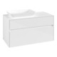 V&B Collaro Meuble sous lavabo 100x54,8x50 cm, EV gauche, blanc brillant-3
