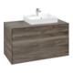 V&B Collaro Meuble sous lavabo 100x54,8x50 cm, lavabo à droite, LED 7,3 W, st. Oa-1