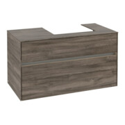 V&B Collaro Meuble sous lavabo 100x54,8x50 cm, lavabo à droite, LED 7,3 W, st. Oa-3