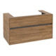 V&B Collaro Meuble sous lavabo 100x54,8x50 cm, vasque centrale, chêne Kansas-1