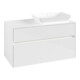 V&B Collaro Meuble sous-lavabo 100x54,8x50 cm, vasque droite, LED 7,3 W, blanc brillant-3