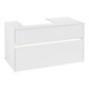 V&B Collaro Meuble sous lavabo 100x54,8x50 cm, WT l, LED 7,3 W, blanc mat-3
