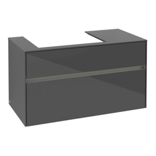 V&B Collaro Meuble sous lavabo 100x54,8x50 cm, WT l, LED 7,3 W, glo Gr