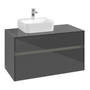 V&B Collaro Meuble sous lavabo 100x54,8x50 cm, WT l, LED 7,3 W, glo Gr