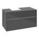 V&B Collaro Meuble sous lavabo 100x54,8x50 cm, WT l, LED 7,3 W, glo Gr-4