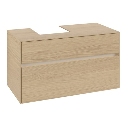 V&B Collaro Meuble sous lavabo 100x54,8x50 cm, WT l, LED 7,3 W, Nord Oa