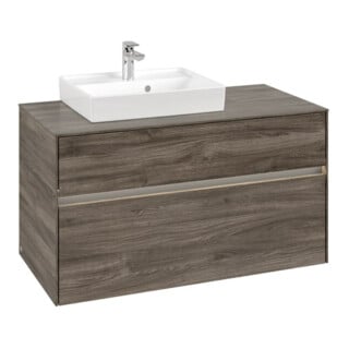 V&B Collaro Meuble sous lavabo 100x54,8x50 cm, WT l, LED 7,3 W, st. Oa