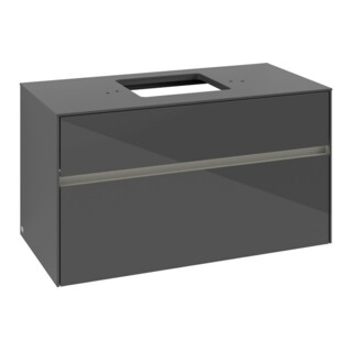 V&B Collaro Meuble sous lavabo 100x54,8x50 cm, WT mi, LED 7,3 W, glo Gr