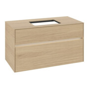 V&B Collaro Meuble sous lavabo 100x54,8x50 cm, WT mi, LED 7,3 W, Nord Oa-3