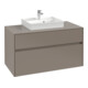 V&B Collaro Meuble sous lavabo 100x54,8x50 cm, WT mi, LED 7,3 W, Taupe-1