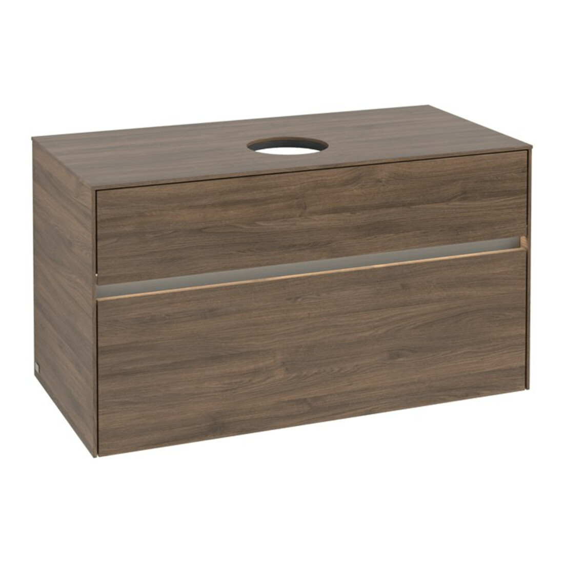 V&B Collaro Meuble sous lavabo 100x54,8x50cm, WT mi, LED 7,3 W, Ar Oa