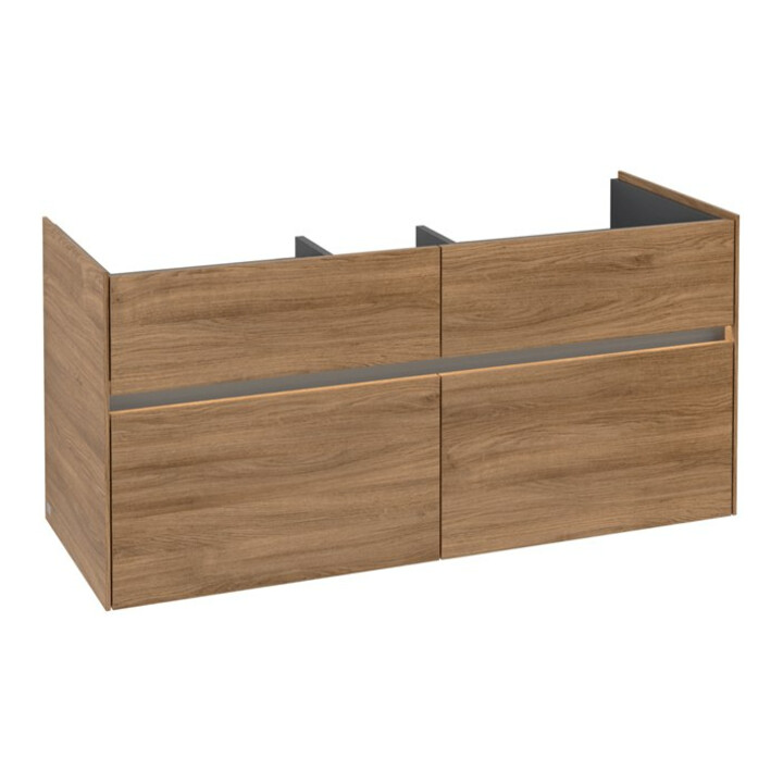 V&B Collaro Meuble sous lavabo 115,4x54,6x44,4 cm, WT avec LED, chêne Kan