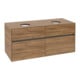 V&B Collaro Meuble sous lavabo 120x54,8x50 cm, 2 tiroirs, chêne Kansas-3