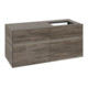V&B Collaro Meuble sous lavabo 120x54,8x50 cm, lavabo à droite, LED 8,8 W, st. Oa-1