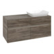 V&B Collaro Meuble sous lavabo 120x54,8x50 cm, lavabo à droite, LED 8,8 W, st. Oa-3
