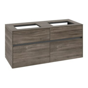 V&B Collaro Meuble sous lavabo 120x54,8x50 cm, pour 2 lavabos, chêne pierre