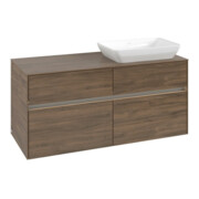 V&B Collaro Meuble sous lavabo 120x54,8x50 cm, vasque droite, LED 8,8 W, Ariz. Oa
