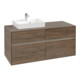 V&B Collaro Meuble sous lavabo 120x54,8x50 cm, WT l, LED 8,8 W, Ariz. Oa-1