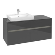 V&B Collaro Meuble sous lavabo 120x54,8x50 cm, WT l, LED 8,8 W, glo Gr-3