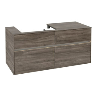 V&B Collaro Meuble sous lavabo 120x54,8x50 cm, WT l, LED 8,8 W, st. Oa