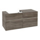 V&B Collaro Meuble sous lavabo 120x54,8x50 cm, WT l, LED 8,8 W, st. Oa-1