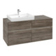 V&B Collaro Meuble sous lavabo 120x54,8x50 cm, WT l, LED 8,8 W, st. Oa-3