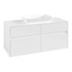 V&B Collaro Meuble sous lavabo 120x54,8x50 cm, WT mi, LED 8,8 W, blanc brillant-3