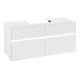 V&B Collaro Meuble sous lavabo 120x54,8x50 cm, WT mi, LED 8,8 W, blanc mat-1