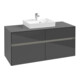 V&B Collaro Meuble sous lavabo 120x54,8x50 cm, WT mi, LED 8,8 W, glo Gr-4