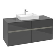 V&B Collaro Meuble sous lavabo 120x54,8x50 cm, WT mi, LED 8,8 W, glo Gr-4