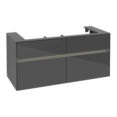 V&B Collaro Meuble sous lavabo 120x54,8x50 cm, WT mi, LED 8,8 W, glo Gr