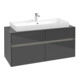 V&B Collaro Meuble sous lavabo 120x54,8x50 cm, WT mi, LED 8,8 W, glo Gr-4