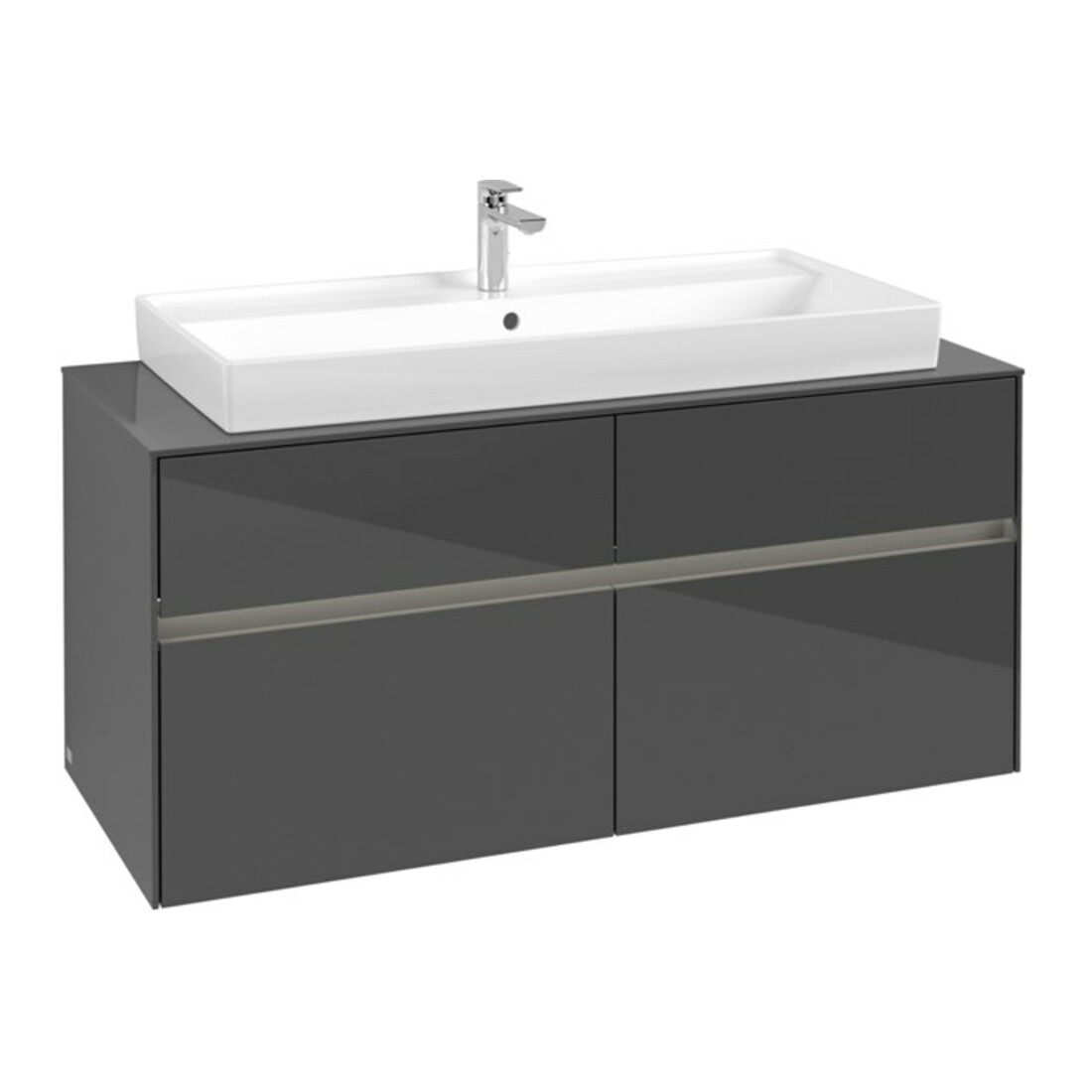 V&B Collaro Meuble sous lavabo 120x54,8x50 cm, WT mi, LED 8,8 W, glo Gr
