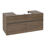 V&B Collaro Meuble sous lavabo 120x54,8x50cm, vasque centrale, chêne Arizona