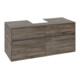 V&B Collaro Meuble sous lavabo 120x54,8x50cm, vasque centrale, chêne pierre-3