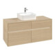 V&B Collaro Meuble sous lavabo 120x54,8x50cm, WT mi, LED 8,8 W, Nord Oa-1