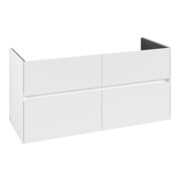 V&B Collaro Meuble sous lavabo 126,1x61x48cm, WT mi, LED 9,4W, blanc mat-3