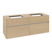 V&B Collaro Meuble sous lavabo 140x54,8x50 cm, 2 tiroirs, chêne nordique-4