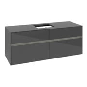 V&B Collaro Meuble sous lavabo 140x54,8x50 cm, avec WT, LED 10W, glo Gr