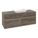 V&B Collaro Meuble sous lavabo 140x54,8x50 cm, avec WT, LED 10W, st. Oa-1